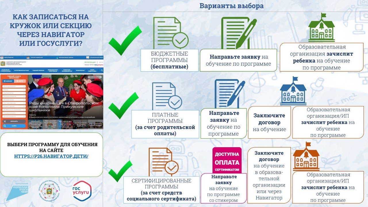 Навигатор дополнительного образования детей Ставропольского края.